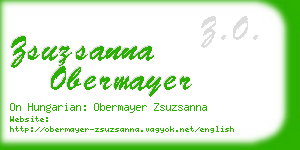 zsuzsanna obermayer business card